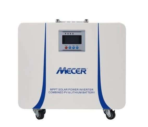 1kW Mecer 25.6V 50Ah Lithium Battery Mobile Inverter with 820W MPPT Controller