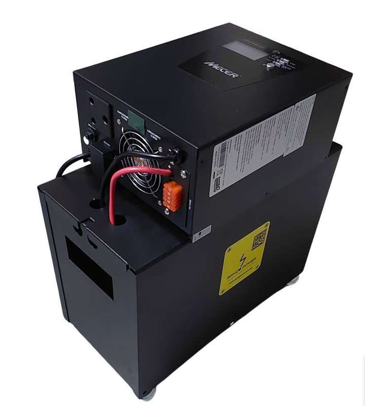 Mecer 1200VA/1000W 12V UPS 1.2kWh / 100Ah Lithium Solar Inverter