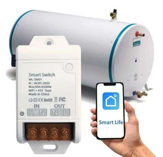 Tuya Wi-Fi Geyser Smart Switch