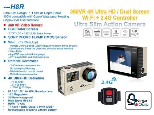 Authentic EKEN H8R 4K ultra HD action sports camera