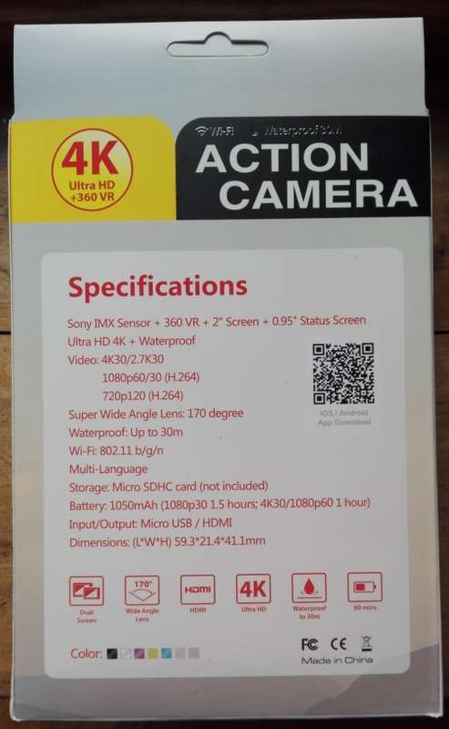 Authentic EKEN H8R 4K ultra HD action sports camera