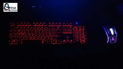 LED Illuminated gaming combo - keyboard and mouse
