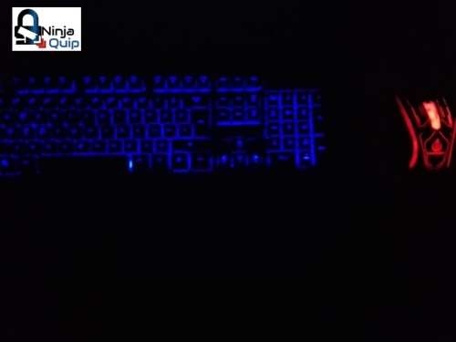LED Illuminated gaming combo - keyboard and mouse