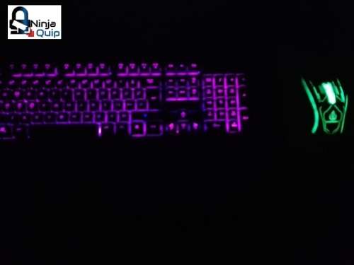 LED Illuminated gaming combo - keyboard and mouse