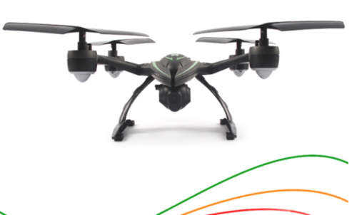 JXD 510W 2.4GHz WIFI FPV RC Drone  - BLACK