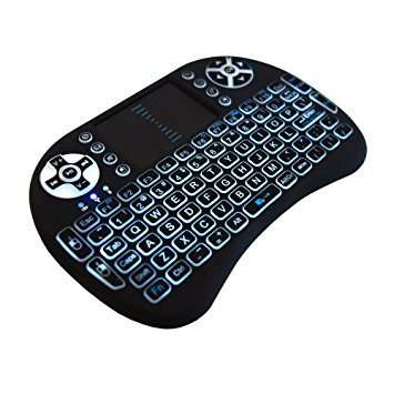 i8 Backlit Mini Wireless Keyboard with Touchpad