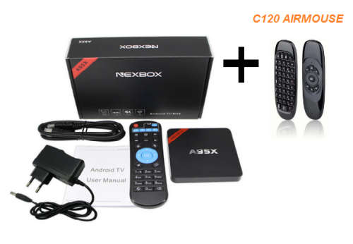 NEXBOX A95X - Smart TV Box (2G+16G) + C120 Airmouse