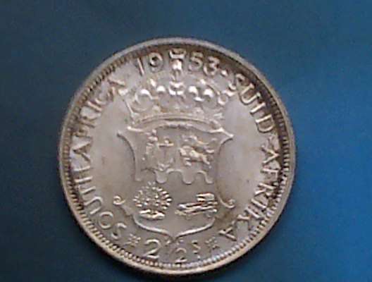 "1953" SILVER 2,5 SHILLINGS EXTRA FINE...