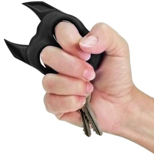 knuckle duster keyring for self defense
