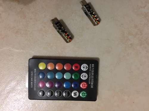 LED color changing park lights (CLIP IN FITTING AS PER PIC)