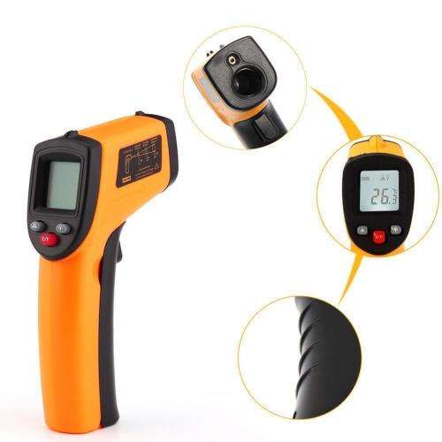 Temp Meter Temperature Gun Non-contact Digital Laser Infrared IR Thermometer