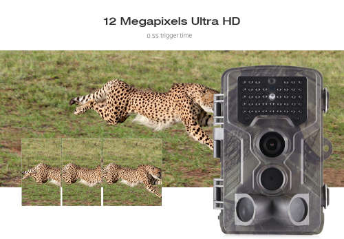 Suntekcam Hunting Camera HC-800A 16MP 1080P Infrared Digital Trail Camera 120 Degree Wide Angle