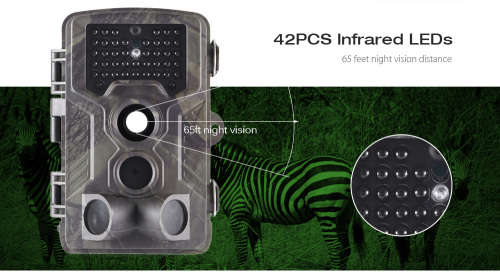 Suntekcam Hunting Camera HC-800A 16MP 1080P Infrared Digital Trail Camera 120 Degree Wide Angle
