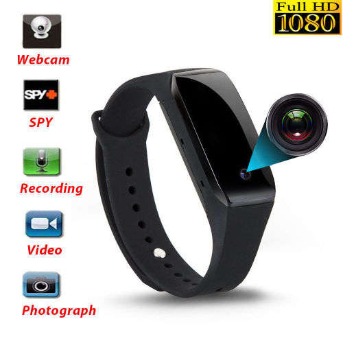 Spy Hidden Full HD 1080P  Video Camera Wrist Watch Wearable DVR Recorder