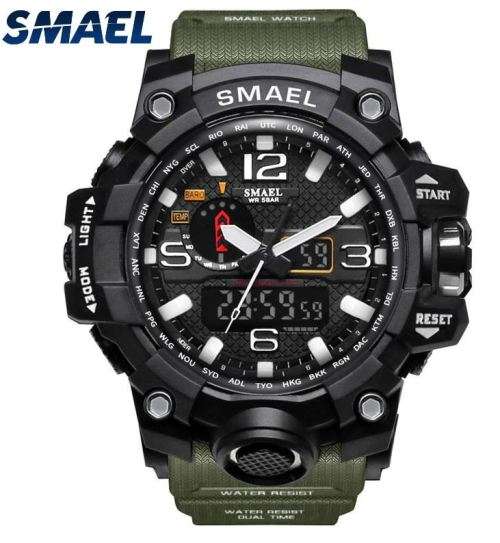 SMAEL Multi-function Digital Military Quartz Sport Wristwatch