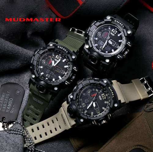 SMAEL Multi-function Digital Quartz Sport Wristwatch