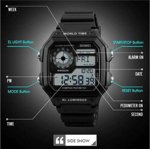 SKMEI Sports Cronograph Mens Watch