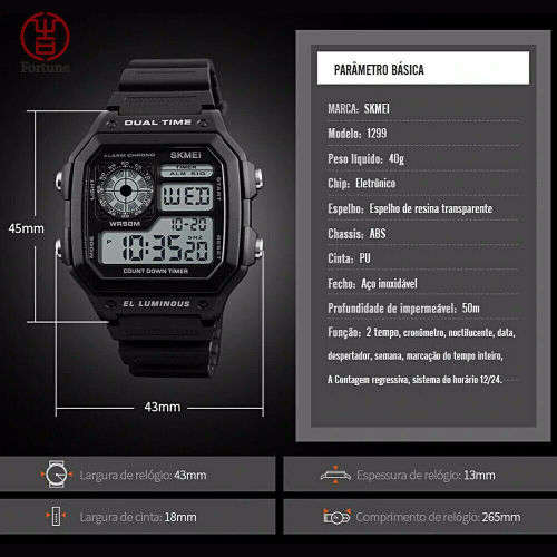 SKMEI Sports Cronograph Mens Watch