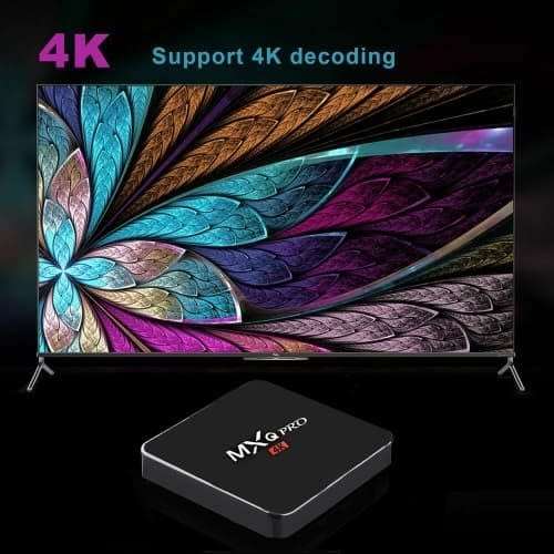 MXQ PRO Tv Box + Bluetooth Wireless Keyboard