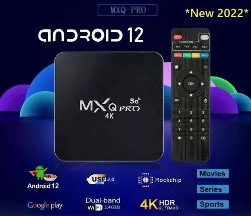 MXQ PRO Tv Box + Bluetooth Wireless Keyboard