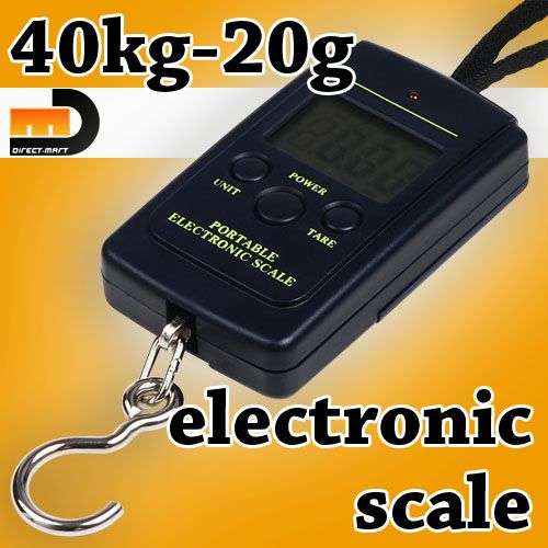 20g-40Kg DIGITAL HANGING LUGGAGE FISHING WEIGHT SCALE