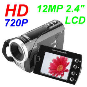 12MP HD DIGITAL VIDEO CAMCORDER CAMERA 2.4" TFT LCD