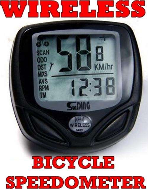 WIRELESS  BICYCLE COMPUTER SPEEDOMETER