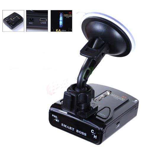 A5 FULL BANDS CAR RADAR/LASER DETECTOR WITH VOICE ALERT