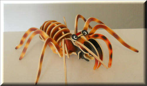 3D Woodcraft Puzzle - Tarantula - Educational Wooden Building Model Kit. Please See Description!