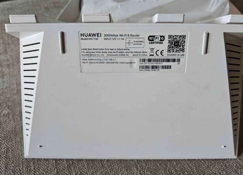 HUAWEI WiFi AX3 Dual-Core Router (Almost Like New)