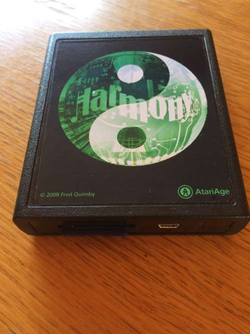 Atari 2600 console +Harmony Cart *Play every Atari game title via SD card! + 15xGames 2xJoy 4xPaddle