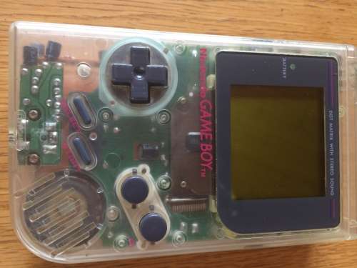 Nintendo GAME BOY 1989 Clear Case version