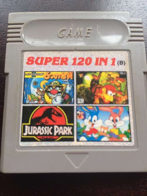Super 120 IN 1 - Nintendo Game Boy game cartridge (JAP)