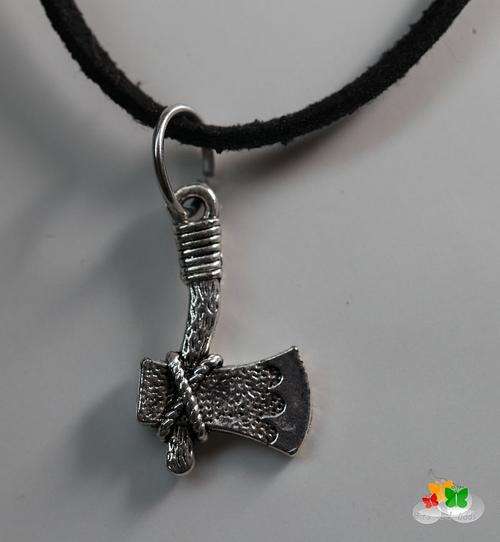 Silver Axe  Pagan Pendant