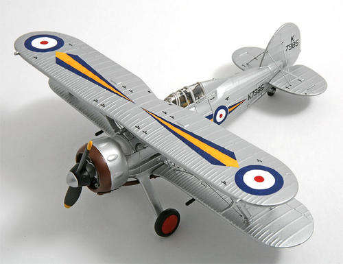 1/72 Diecast Corgi Gloster Gladiator No. 73 Sqn. RAF 1937. With metal rigging!! Check out the pics!!