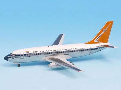 Inflight 200 SAA Boeing 737-200, ZS-SBM, "Gamtoos" in the Old SAA Livery with polished undersides!!!