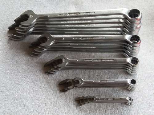 Gedore 6mm to 32mm spanner set.