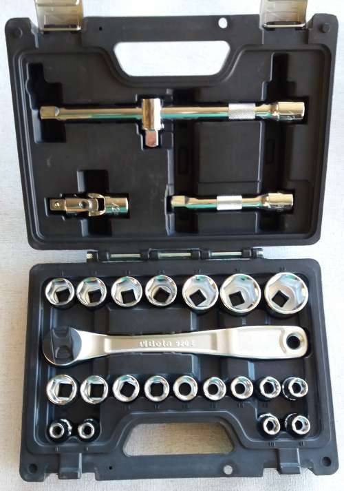 Beta 1/2 inch drive socket set - 8 to 32mm.