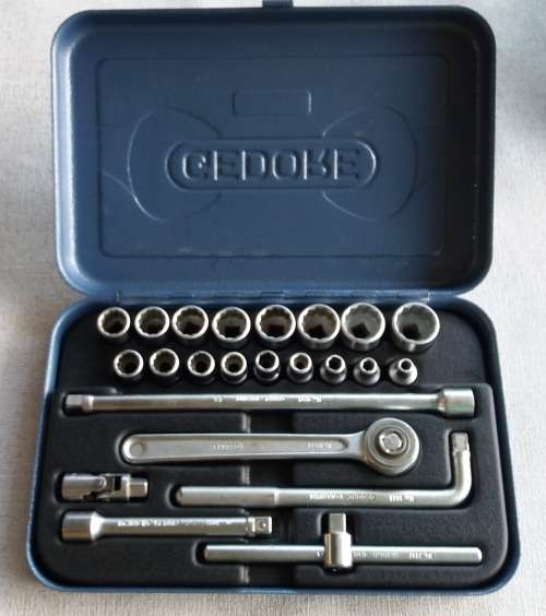 Gedore D30 HMZ 23 piece 3/8 drive socket set.