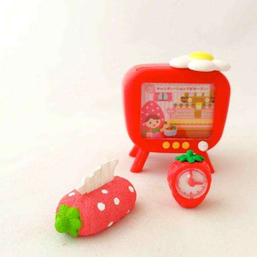 Rement Playscale Miniatures - Strawberry Television Set