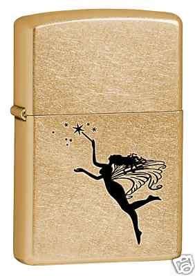Genuine Zippo Lighter - Fairy Gold Dust - 2008