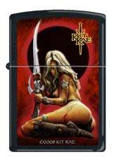 Genuine Zippo Lighter - Kit Rae Enethia- 2010