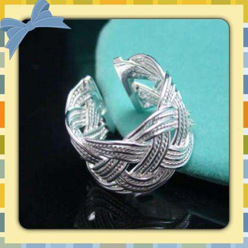 ***UNUSUAL***925 Sterling Silver Mesh Ring