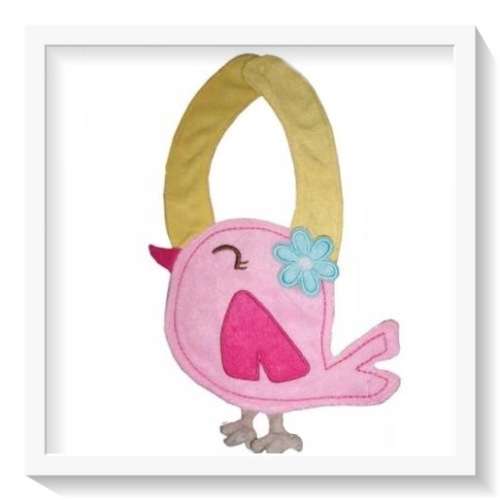 BABY GIRL GRANNY'S L'IL TWEETY 3 LAYER WATERPROOF SOFT TOWELLING BIB WITH EASY SNAP CLOSING