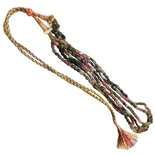 233.65 cts Brazilian Natural Unheated Watermelon Tourmaline Gemstone Necklace