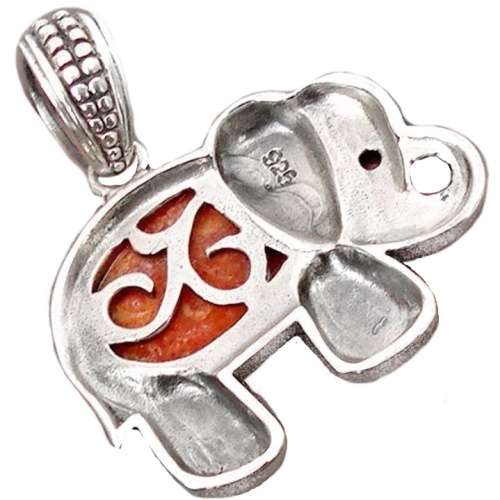 Natural South Western Arizona  Red Copper Turquoise in Solid .925 Sterling Silver Pendant