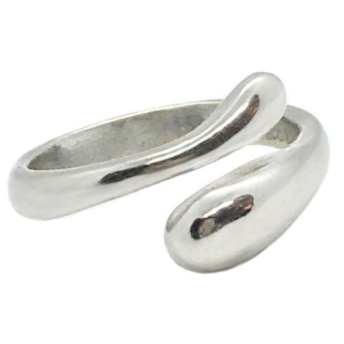 Tiffany & Co Elongated Raindrop .925 Sterling Silver Ring Size US 7.5