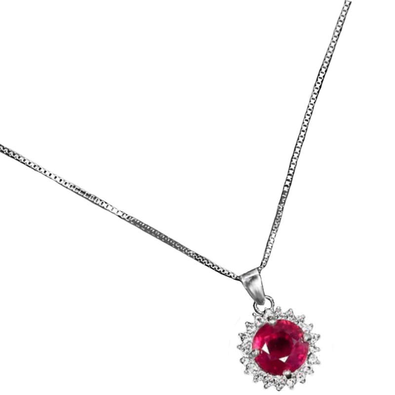 Deluxe Dainty Natural Blood Red Ruby Gemstone Set in Solid .925 Sterling Silver Earrings