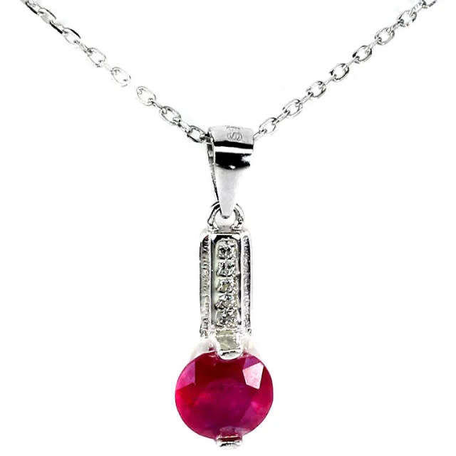 Deluxe Dainty Natural Blood Red Ruby Gemstone Set in Solid .925 Sterling Silver Earrings
