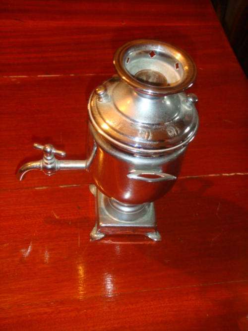 Chrome plated coffee maker
